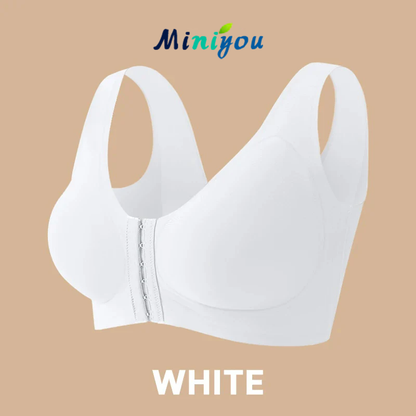 Seamless Front Buckle Cross Back Shaping Bra