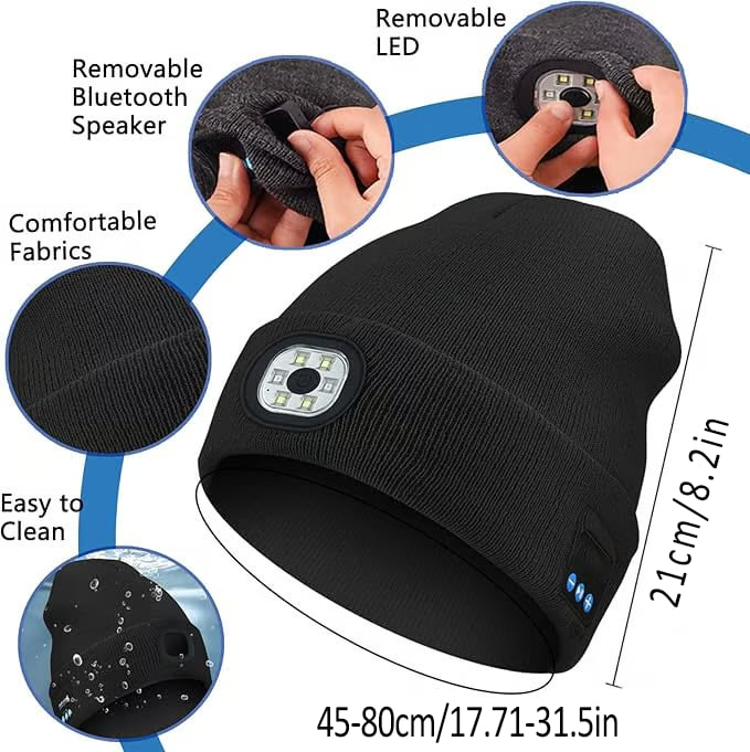 🔥❄️3-in-1 Function Bluetooth Beanie