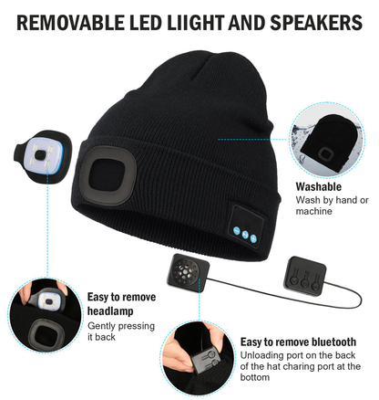 🔥❄️3-in-1 Function Bluetooth Beanie