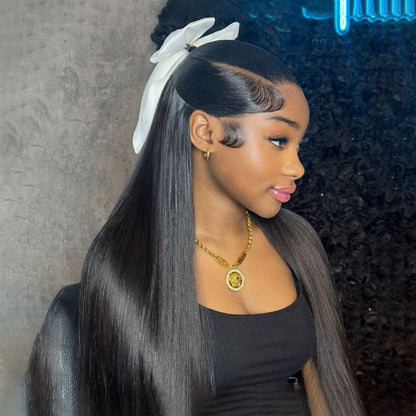 [Combo sale 26"&22"&22"]  Buy 1, Get 2 FREE! The Ultimate 3-Wig Style Bundle: Curly, Straight & Body Wave. 180% Density,.