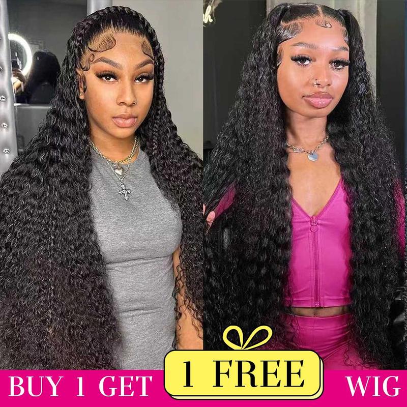 [Combo sale 26"&22"&22"]  Buy 1, Get 2 FREE! The Ultimate 3-Wig Style Bundle: Curly, Straight & Body Wave. 180% Density,.