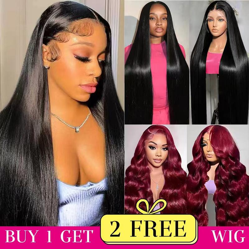 [Combo sale 26"&22"&22"]  Buy 1, Get 2 FREE! The Ultimate 3-Wig Style Bundle: Curly, Straight & Body Wave. 180% Density,.