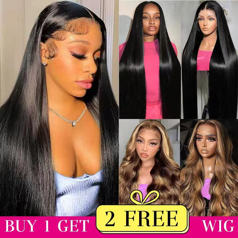 [Combo sale 26"&22"&22"]  Buy 1, Get 2 FREE! The Ultimate 3-Wig Style Bundle: Curly, Straight & Body Wave. 180% Density,.