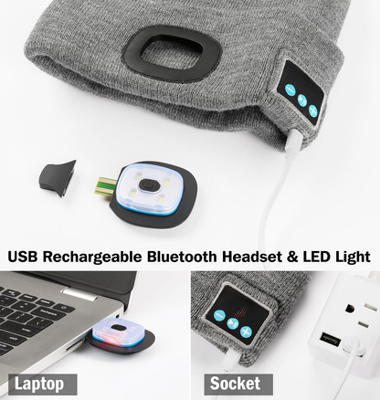 🔥❄️3-in-1 Function Bluetooth Beanie