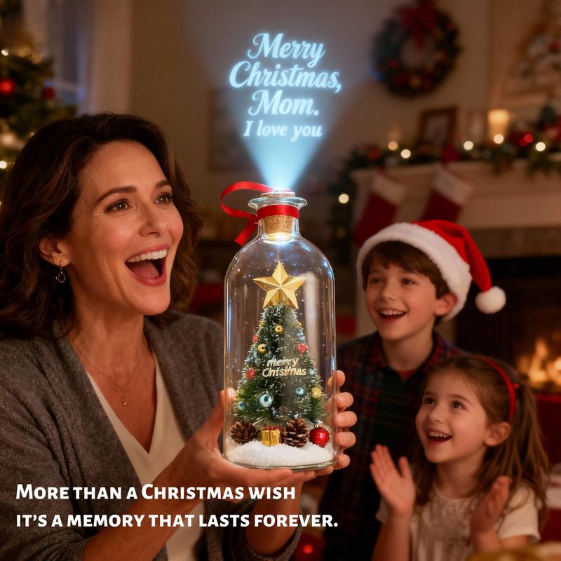 Forever Voice™ Recordable Christmas Tree Bottle