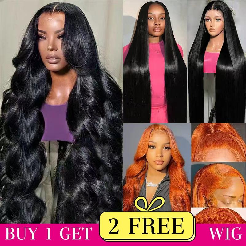 [Combo sale 26"&22"&22"]  Buy 1, Get 2 FREE! The Ultimate 3-Wig Style Bundle: Curly, Straight & Body Wave. 180% Density,.